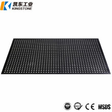 Industry Anti Slip Anti Fatigue Flooring Rubber Mat in Black Color